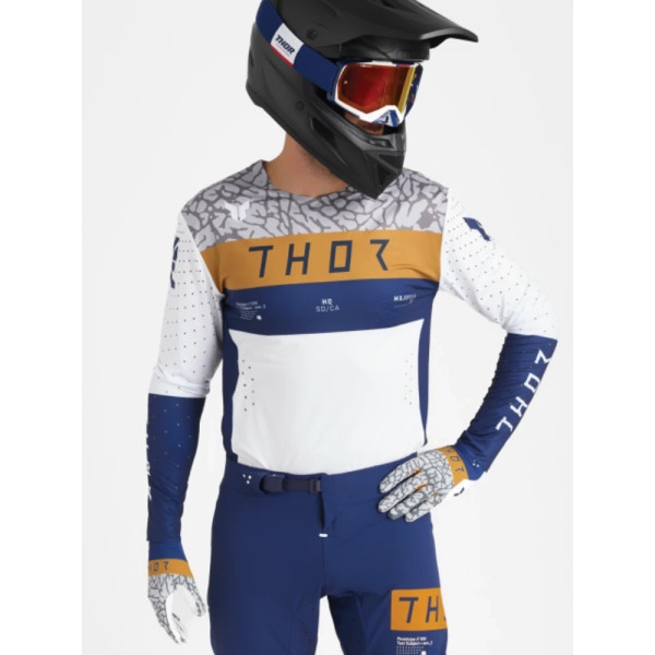Блуза ендуро Thor Sportmode Bravo синьо-біла
