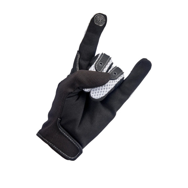 Рукавички кросові Biltwell Anza біло-чорні