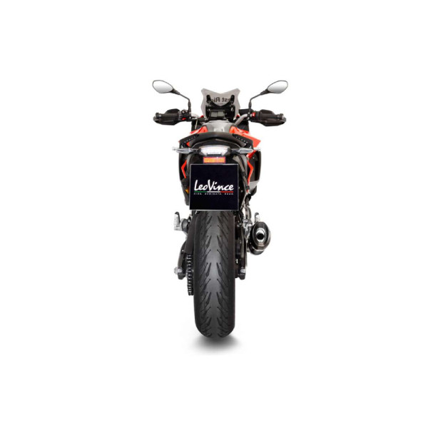 Вихлопна система LeoVince Factory S Slip-On, Нержавіюча сталь Чорна версія для BMW F 900 R/XR 20-24