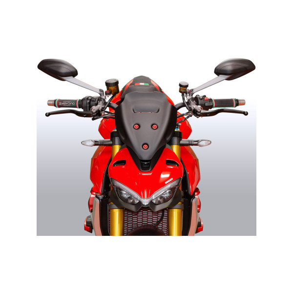 Мотоциклетний щиток WRS Sport Plus Ducati Streetfighter V4/ S (20-24) чорний матовий
