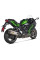 Глушник мотоцикловий Slip-On Line (Титан + Вуглецеве волокно) Akrapović Kawasaki Ninja H2 SX (22-)