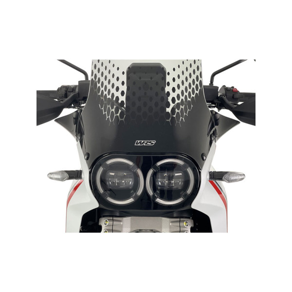 Дефлектори мотоциклові WRS до скла Ducati Desert X 937/ Rally (22-) чорні