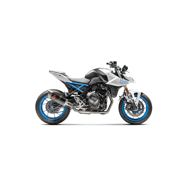 Повний вихлопний системи Racing Line Титан + Вуглецеве волокно Akrapovič для Suzuki GSX 8S (23-24)/ 8R (24)