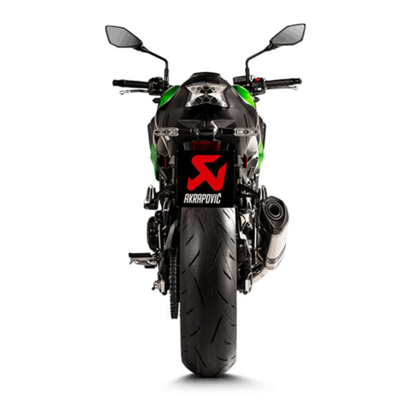 Глушник мотоцикловий Slip-On Line Титан + Вуглецеве волокно Akrapović для Kawasaki Z900 (20-24)