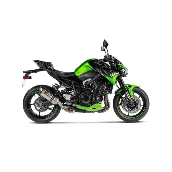 Глушник мотоцикловий Slip-On Line Титан + Вуглецеве волокно Akrapović для Kawasaki Z900 (20-24)