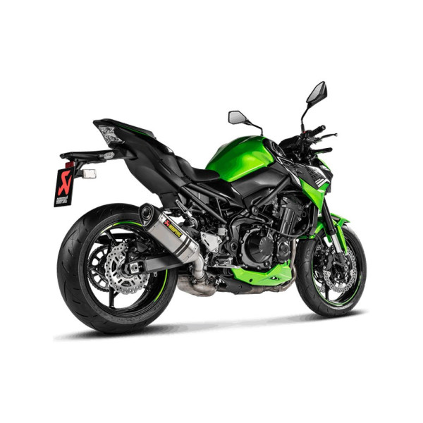 Глушник мотоцикловий Slip-On Line Титан + Вуглецеве волокно Akrapović для Kawasaki Z900 (20-24)