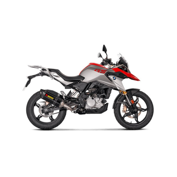 Глушник мотоцикловий Akrapovič Racing Line BMW G 310 R (16-24)/ G 310 GS (17-24) вуглецеве волокно