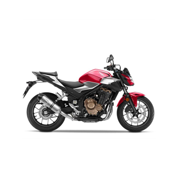 Вихлопна система LeoVince LV ONE EVO Slip-On, Нержавіюча сталь для HONDA CB 500 F, CB 500 X, CBR 500 R (19-23)