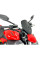 Мотоциклетний екран WRS Sport Ducati Diavel V4 (23-24) чорний матовий