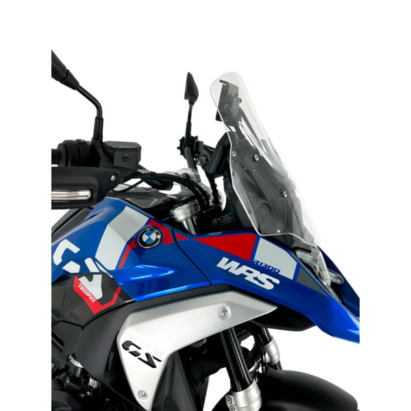 Мотоциклетний екран WRS Standard Plus для BMW R 1300 GS (23-)/ Adventure (24-) прозорий