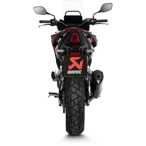 Глушник мотоцикловий Akrapović Slip-On Line Honda CB 400 X/ 500 X (16-24)/ CBR 400 R (16-20)/ 500 R (16-24) вуглецеве волокно чорний