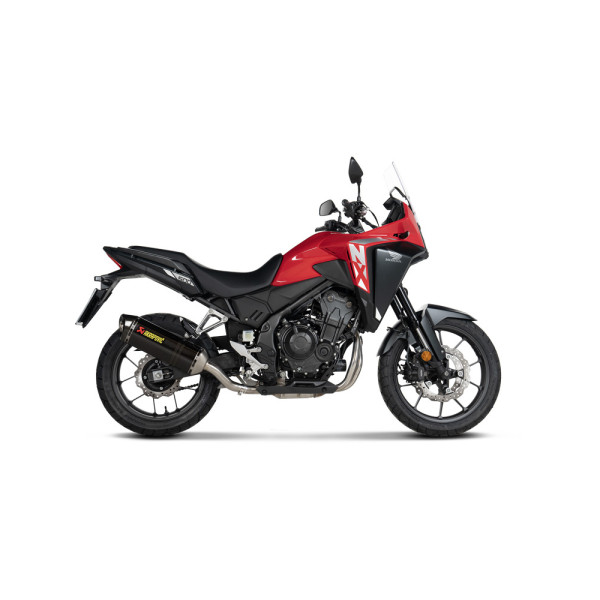 Глушник мотоцикловий Akrapović Slip-On Line Honda CB 400 X/ 500 X (16-24)/ CBR 400 R (16-20)/ 500 R (16-24) вуглецеве волокно чорний