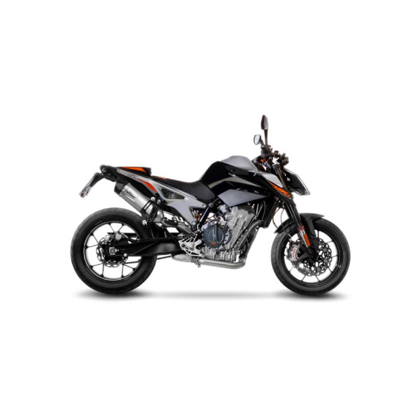 Глушник мотоцикловий LeoVince LV One Evo Slip-On, Нержавіюча сталь для KTM 890 Duke / L / R 20-23, 790 Duke / L A2 18-20