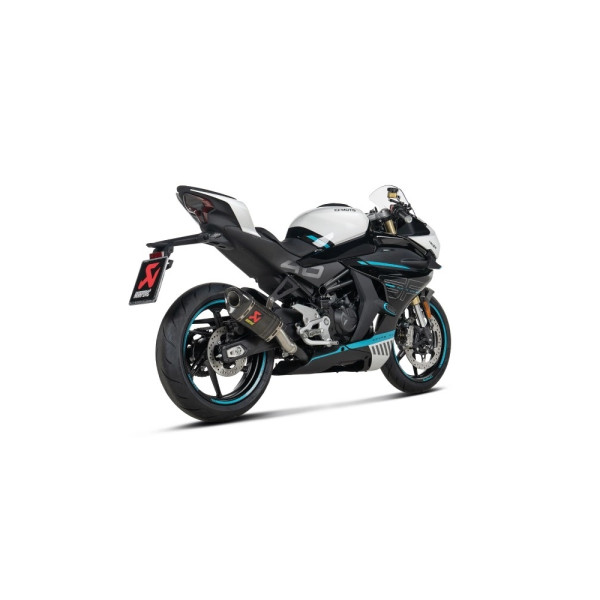 Глушник мотоцикловий Akrapović CF Moto NK 450/ SR 450/ SR S 450 (24-) карбоновий без гомологації