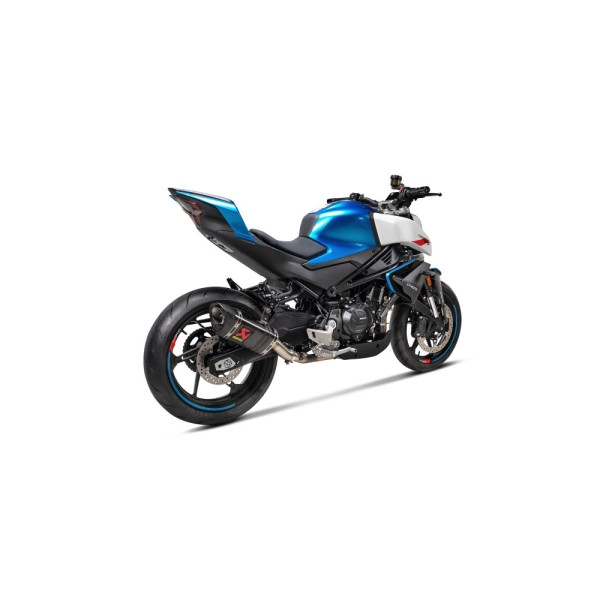 Глушник мотоцикловий Akrapović CF Moto NK 450/ SR 450/ SR S 450 (24-) карбоновий без гомологації