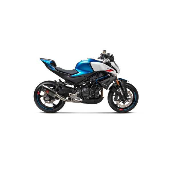 Глушник мотоцикловий Akrapović CF Moto NK 450/ SR 450/ SR S 450 (24-) карбоновий без гомологації