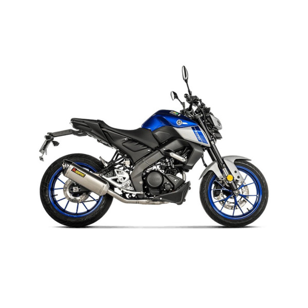 Повний вихлопний системи Akrapovič Racing Line Yamaha MT-125/ YZF-R125/ YZF-R15 (21-) Титан + Вуглецеве волокно