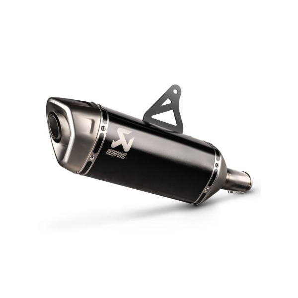 Глушник мотоцикловий Akrapovič Honda XL750 Transalp (23-24) чорний титан