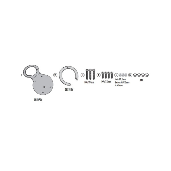 Кріплення для танкбегів Kappa Tanklock Royal Enfield Himalayan 450 (24-)