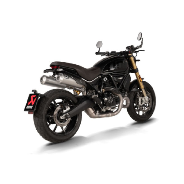 Вихлопна система Slip-On Line (Титан) Akrapović Ducati Scrambler 1100 (21-24)