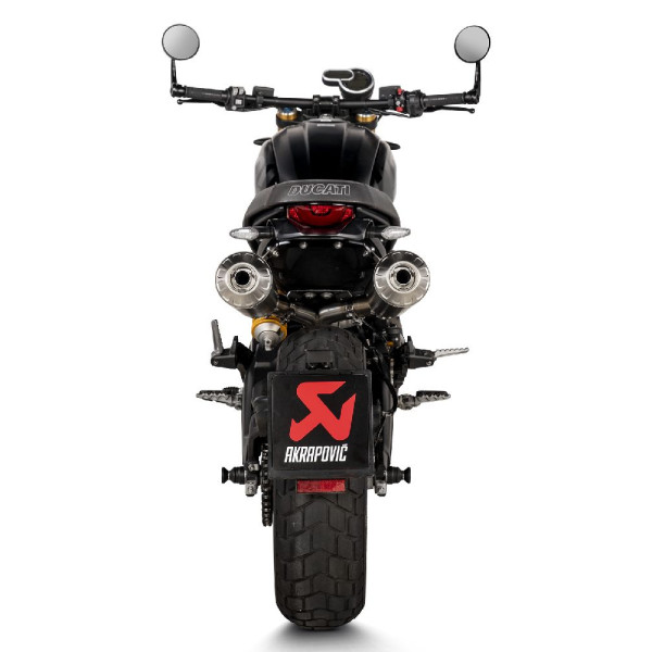 Вихлопна система Slip-On Line (Титан) Akrapović Ducati Scrambler 1100 (21-24)