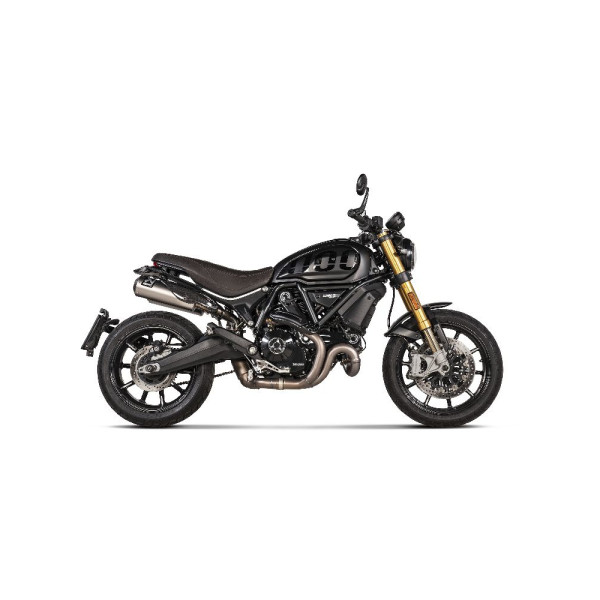 Вихлопна система Slip-On Line (Титан) Akrapović Ducati Scrambler 1100 (21-24)