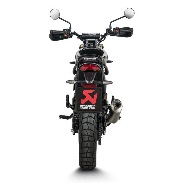 Вихлопна система Akrapović Slip-On Line Triumph Scrambler 400 X (24)/ Speed 400 (24-) титан