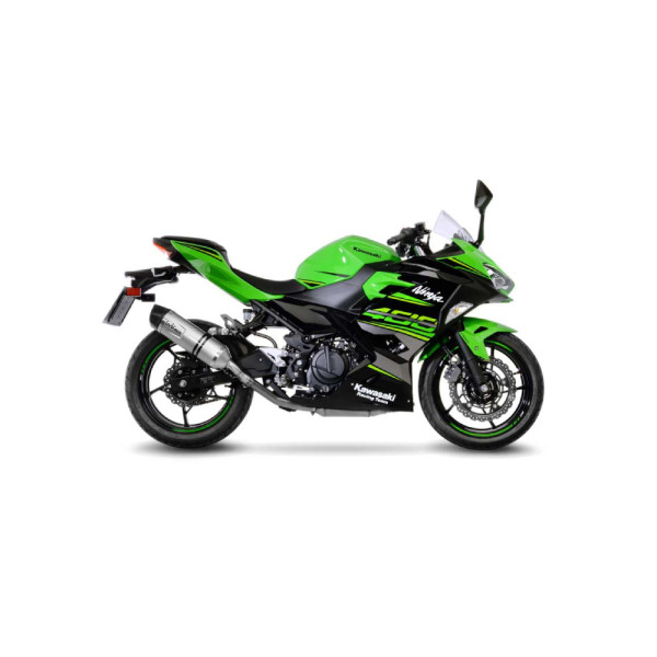 Вихлопна система LeoVince LV One Evo Slip-On, Нержавіюча сталь для Kawasaki Ninja 400 (18-23)/ Z 400 (19-23)/ Ninja 500/ Z 500 (24-)