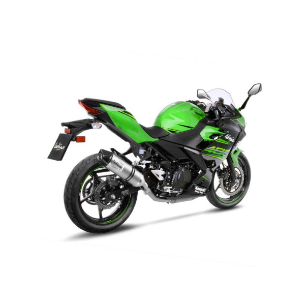 Вихлопна система LeoVince LV One Evo Slip-On, Нержавіюча сталь для Kawasaki Ninja 400 (18-23)/ Z 400 (19-23)/ Ninja 500/ Z 500 (24-)