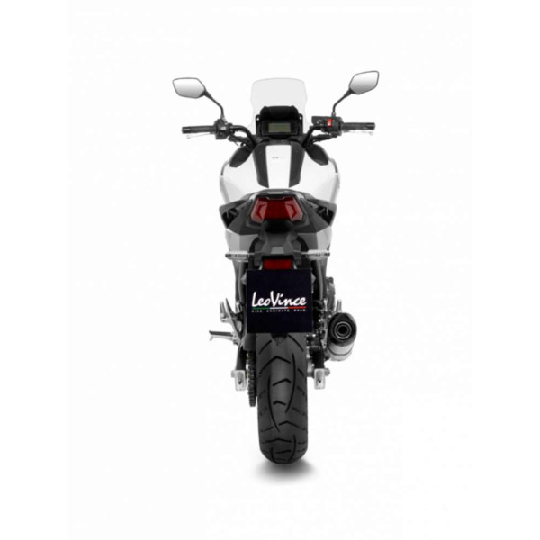 Вихлопна система LeoVince LV One Evo Slip-On, Нержавіюча сталь + Карбон для Hondy NC 750 X (21-24) срібляста
