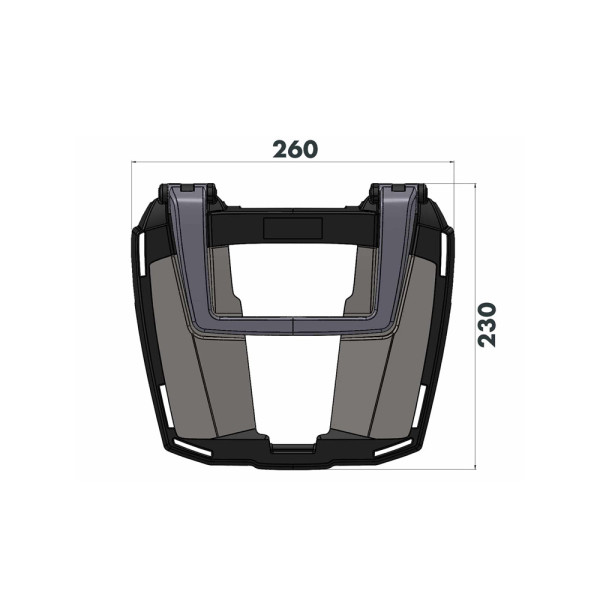 Кронштейн під центральний кофр Hepco&Becker Easyrack Royal Enfield Himalayan (21-24)