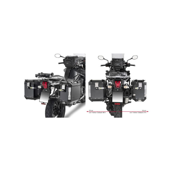 Кріплення бічних кофрів Monokey Cam-Side Kappa Triumph Tiger 1200 (18')/ Explorer (12-17)