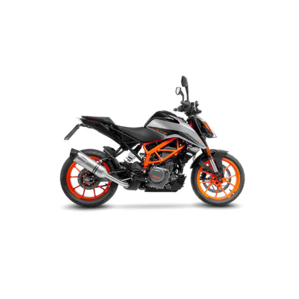 Глушник мотоцикловий LeoVince LV One Evo Slip-On, Нержавіюча сталь до KTM Duke 125 / 390 21-23