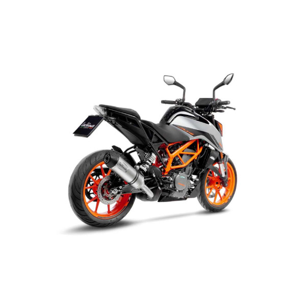 Глушник мотоцикловий LeoVince LV One Evo Slip-On, Нержавіюча сталь до KTM Duke 125 / 390 21-23