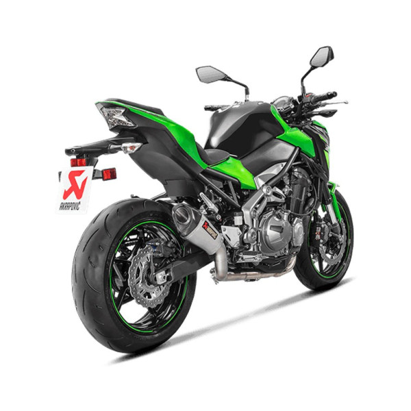 Випускний глушник Slip-On Line Титан + Вуглецеве волокно Akrapović для Kawasaki Z900 (17-24)