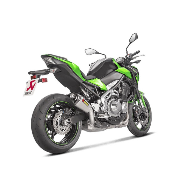 Випускний глушник Slip-On Line Титан + Вуглецеве волокно Akrapović для Kawasaki Z900 (17-24)