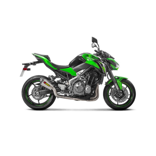 Випускний глушник Slip-On Line Титан + Вуглецеве волокно Akrapović для Kawasaki Z900 (17-24)