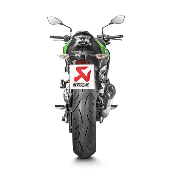 Випускний глушник Slip-On Line Титан + Вуглецеве волокно Akrapović для Kawasaki Z900 (17-24)