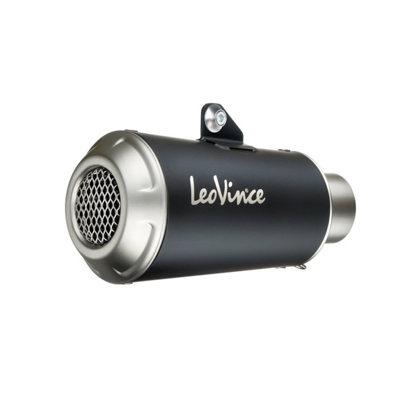 Глушник мотоцикла LeoVince LV-10 Black Edition Slip-On, Нержавіюча сталь для Kawasaki Ninja 400 18- / Z 400 19-