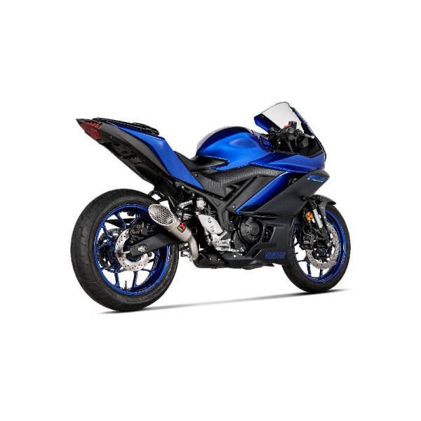 Глушник мотоцикловий Slip-On Line (Нержавіюча сталь) Akrapović Yamaha MT-03 (22-)/ YZF-R3 (15-)