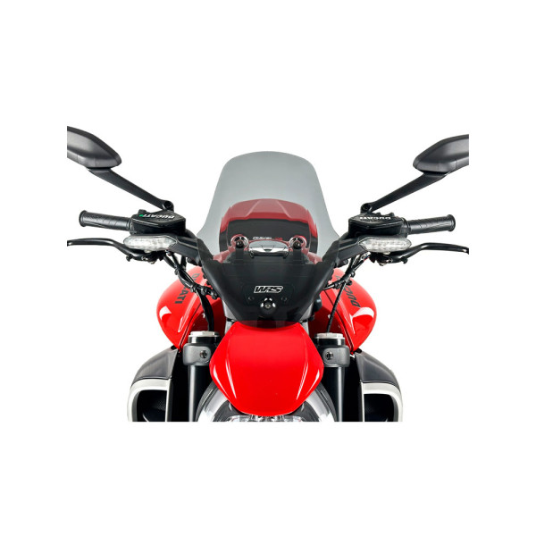 Мотоциклетний щиток WRS Touring Ducati Diavel V4 (23-24) сильно затемнений