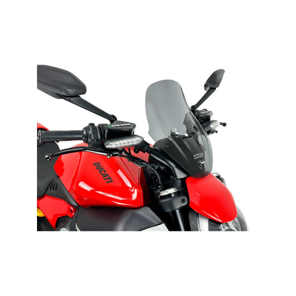 Мотоциклетний щиток WRS Touring Ducati Diavel V4 (23-24) сильно затемнений