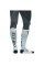 Довгі мотоциклетні шкарпетки Dainese Dry Long біло-чорно-сині