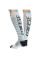 Довгі мотоциклетні шкарпетки Dainese Dry Long біло-чорно-сині