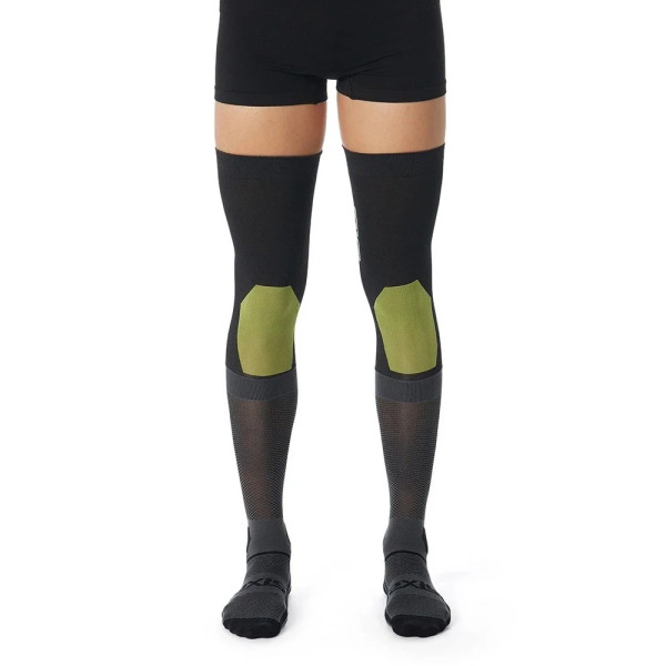 Мотоциклетні шкарпетки SIXS Knee Brace чорні-жовті