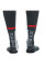 Короткі мотоциклетні шкарпетки Dainese Thermo Mid чорні-червоні
