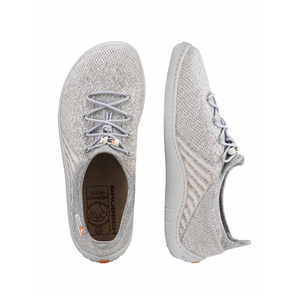 Жіночі черевики Brubeck Barefoot Merino світло-сірі