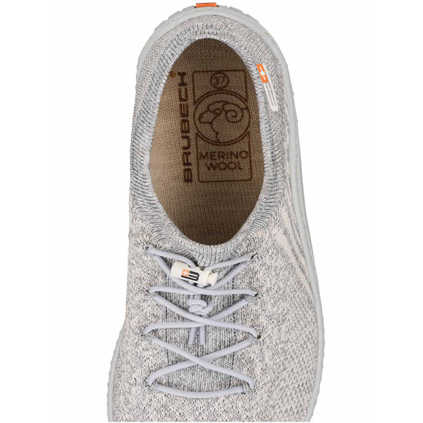 Жіночі черевики Brubeck Barefoot Merino світло-сірі