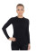 Жіноча футболка Brubeck Active Wool з довгим рукавом чорна