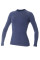 Жіноча футболка Brubeck Active Wool з довгим рукавом джинсова